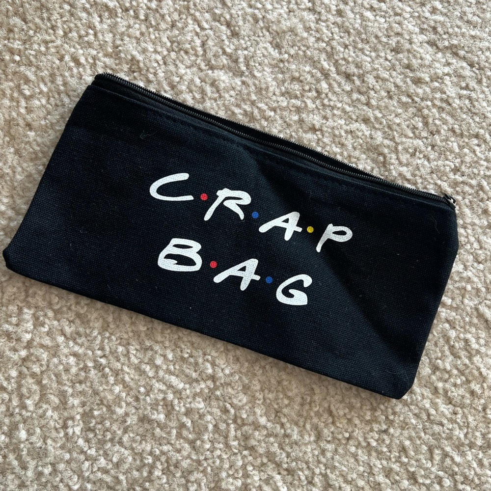 Black Canvas Pouch